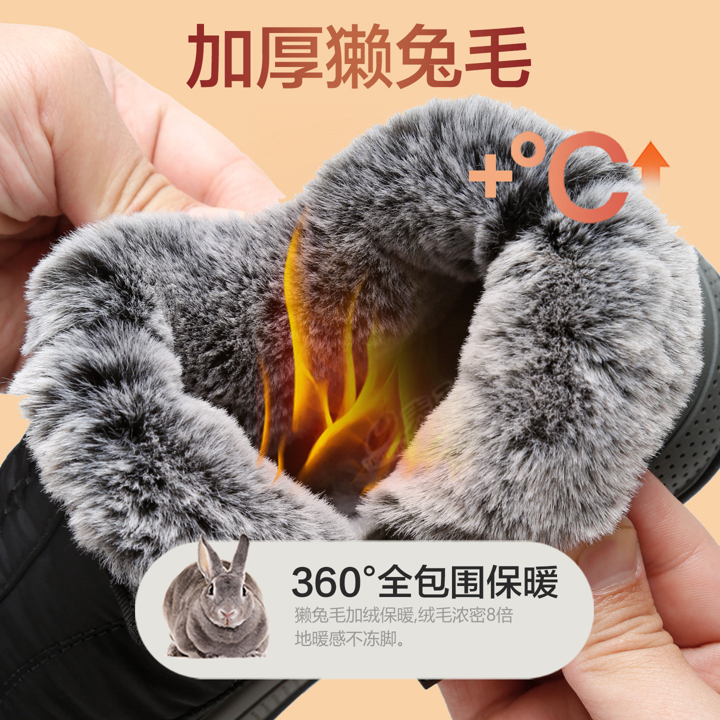 老北京布鞋男士冬季鞋保暖软底新款老人防水中老年人防滑爸爸棉鞋,淘宝优惠券,粉丝福利购,淘宝优惠卷