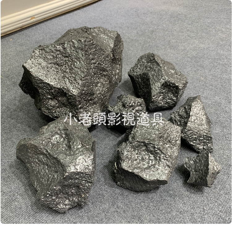 泡沫仿真假石头陨石道具假山造景装饰拍照舞台月球拍摄悬浮假山-图2