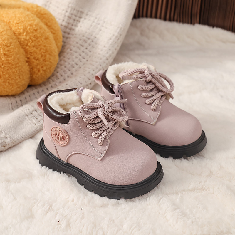 儿童雪地靴新款加厚女宝宝冬季棉鞋防水防滑棉靴男童加绒保暖童鞋,淘宝优惠券,粉丝福利购,淘宝优惠卷