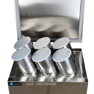 乐杰雪冰机新款六桶绵绵冰砖机雪花冰绵绵冰机制冰机冰柱机商用 虎窝淘