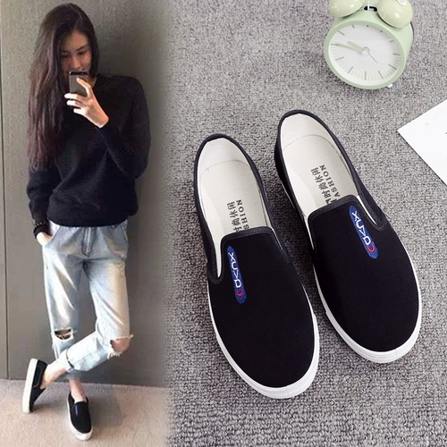 Модные нескользящие слипоны, туфли, спортивная повседневная обувь для отдыха