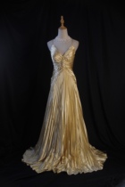 Streaming Golden Years Vintage Hundred Fold Golden Vintage Gown Dress