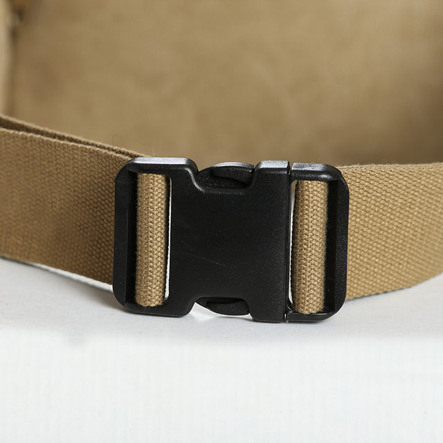 Six-layer canvas waist bag thickened new large capacity polyester