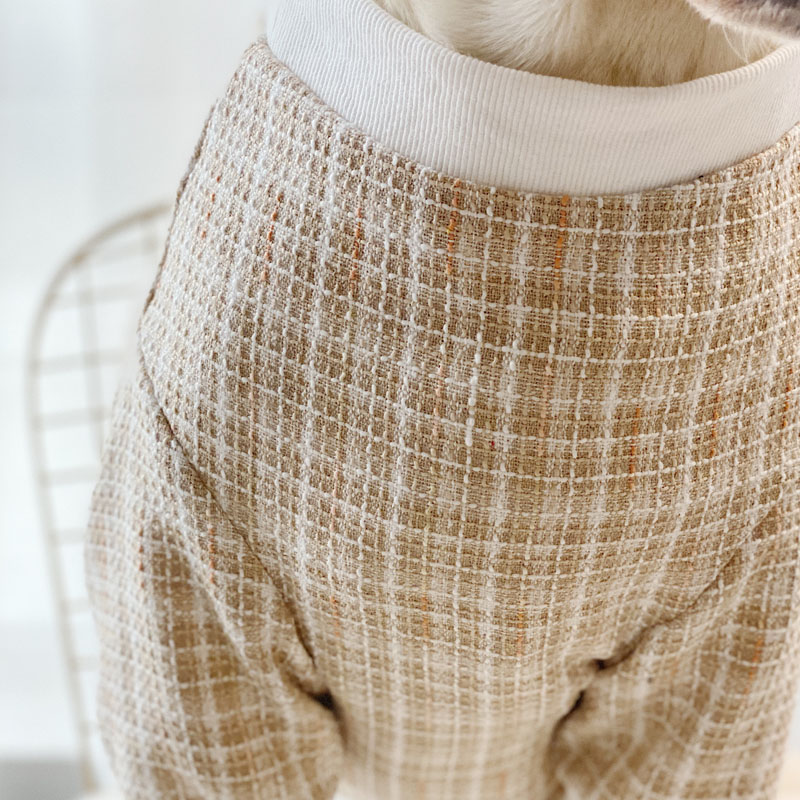 狗狗衣服大型犬拉布拉多金毛萨摩春秋衣服宠物小香风衣服中型犬