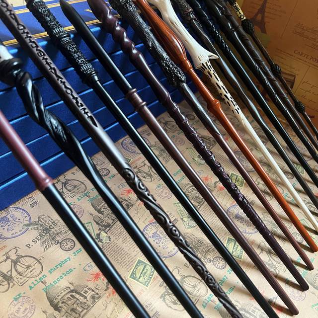 Harry Potter Magic Wand Genuine Non-Interactive Hermione Magic Wand Performance Props Elderberry Birthday Gift Metal Core Harry Potter Magic Wand Genuine Non-Interactive Hermione Magic Wand Performance Props Elderberry Birthday Gift Metal Core