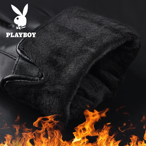 Playboy, мужские демисезонные утепленные удерживающие тепло ветрозащитные водонепроницаемые перчатки