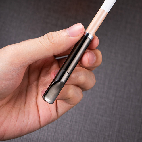 丹麦Vanlem烟嘴正品过滤器男士滤芯型粗中细支三用两用金属过滤嘴 - 图0