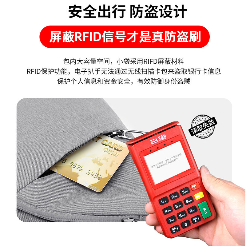 丹麦vanlemn防盗刷斜挎包两用腰包防磁胸包RFID防水男女款骑行包,淘宝优惠券,粉丝福利购,淘宝优惠卷