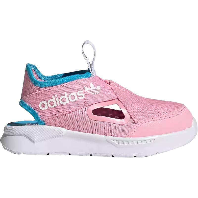 Adidas 三叶草 女童夏季轻便软底舒适透气一脚蹬运动休闲鞋GX0867