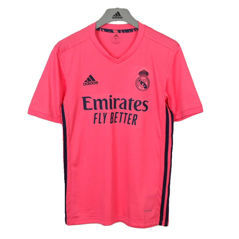 Adidas阿迪达斯 20/21皇家马德里队客场球迷版短袖足球服 GI6463-图3