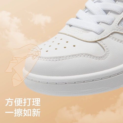 Skechers, детская классическая белая обувь, универсальные нескользящие износостойкие кроссовки, осенняя, тренд сезона