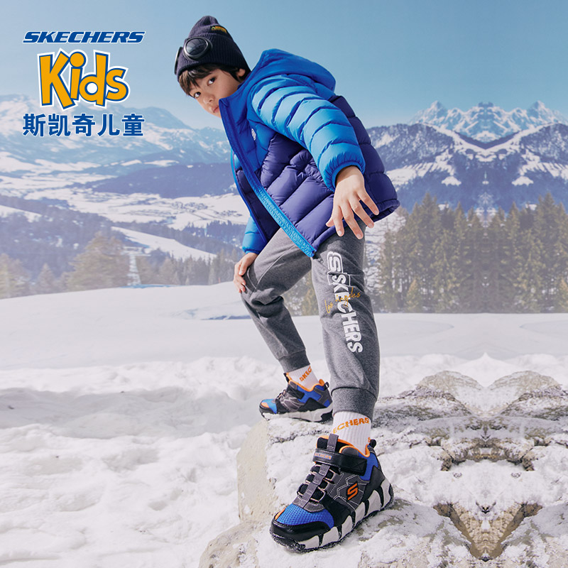 【年货节到手188起】斯凯奇冬雪地靴 skechers童鞋皮靴/棉靴