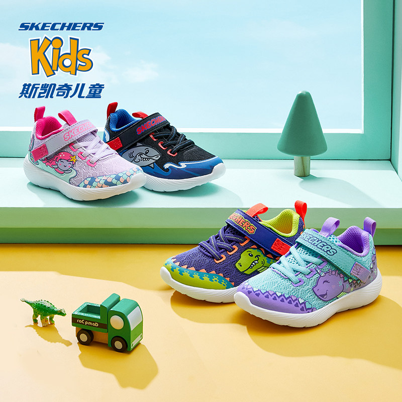 斯凯奇宝宝秋季软底学步鞋运动鞋 skechers童鞋学步/幼童鞋