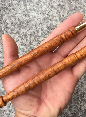 越南黄花梨水波纹烟斗 越南黄花梨烟斗 越黄老家具翻新烟斗