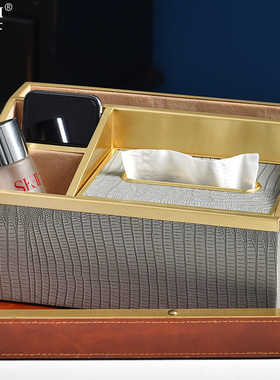 轻奢风多功能餐厅家用创意收纳盒