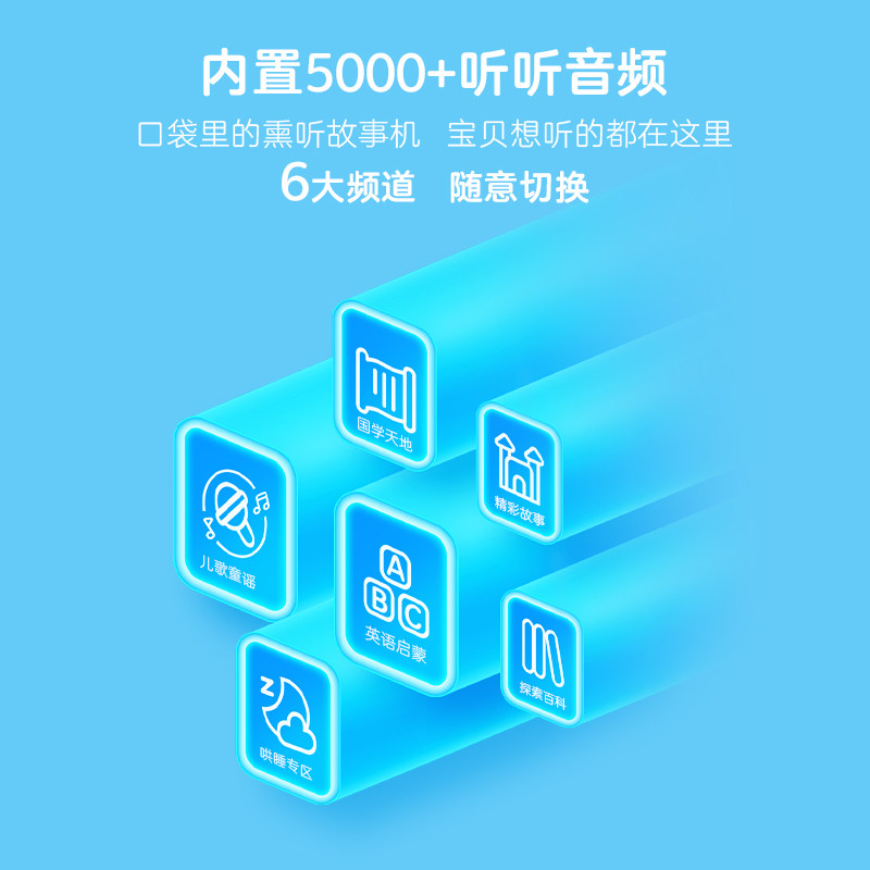 洪恩点读笔幼儿早教英语拼音识字神器绘本阅读学习机幼小衔接礼物
