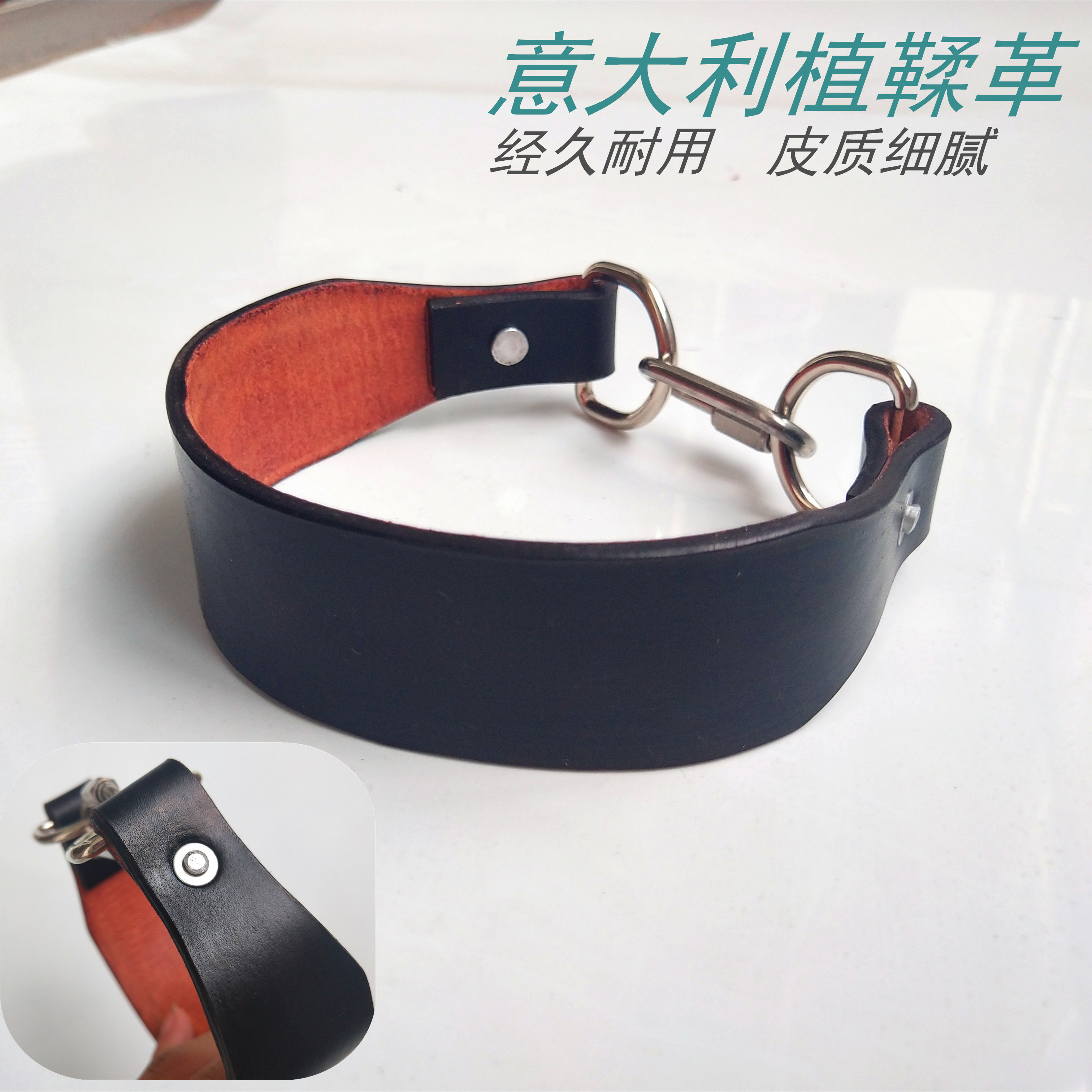 格力犬项圈惠比特细狗脖套灵缇脖圈牛皮宠物颈圈装饰可调节包邮_虎窝淘