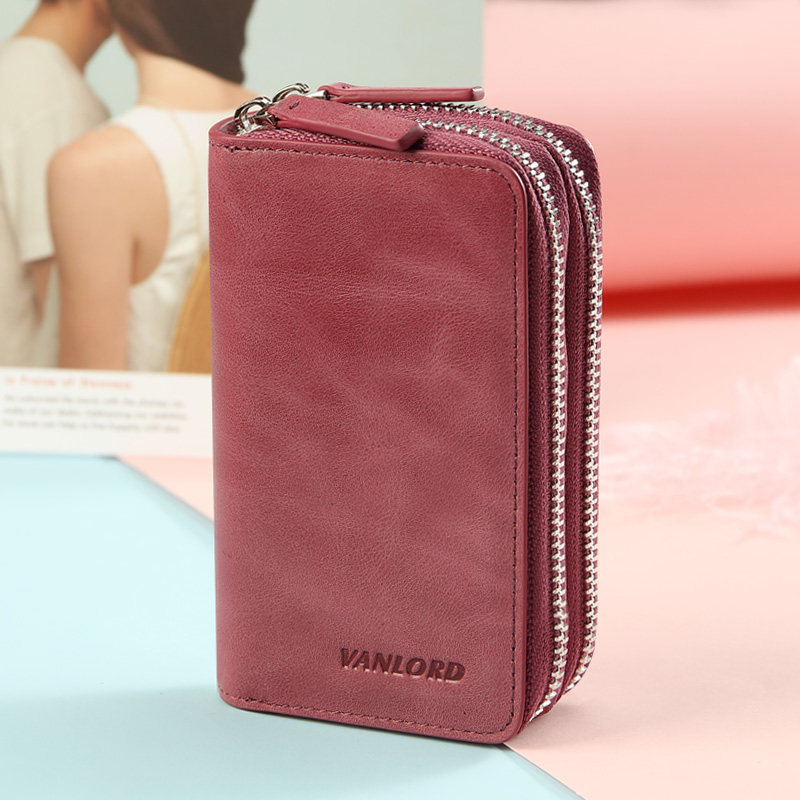 零钱钥匙包女士大容量多功能小卡包 vanlord尊禄钥匙包