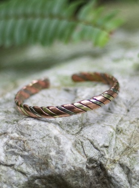 民族风格男女三色铜亮泽光润