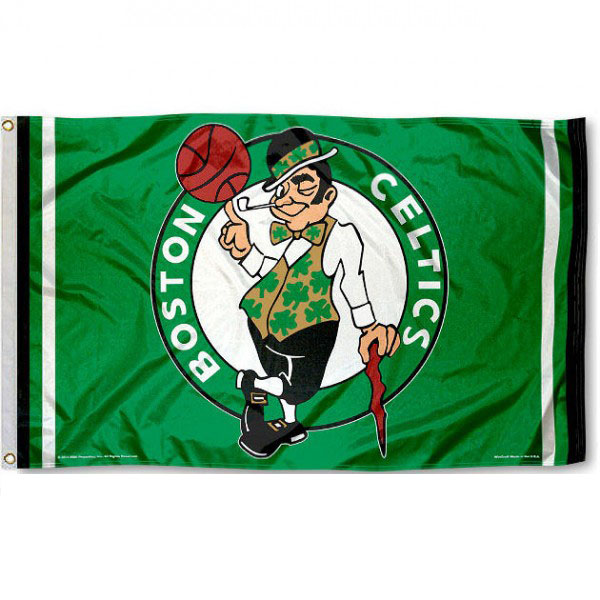 NBA Boston Celtics Flag波士顿凯尔特人队球迷旗帜会场壁画海报 - 图0