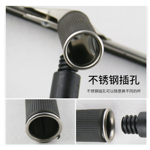 白云不锈钢玻璃刮玻璃幕墙窗清洁工具不留水印擦窗器刮水地面刮刀 - 图2