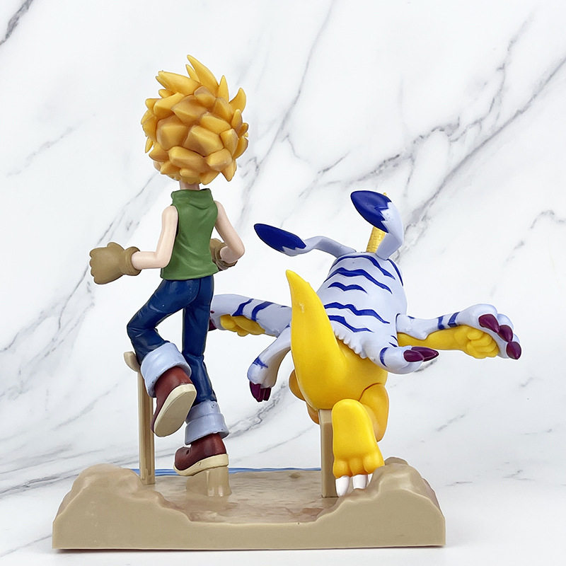 数码宝贝数码暴龙八神太一 加布兽场景模型公仔摆件 手办,淘宝优惠券,粉丝福利购,淘宝优惠卷