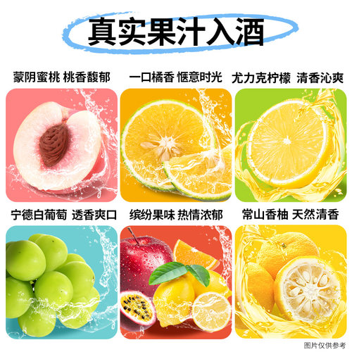 江小白果立方168ml白葡萄蜜桃混合水果卡曼橘柚子甜酒果汁酒 - 图1