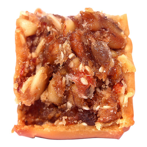 月饼老式五仁酒家正品传统金腿火腿伍仁叉烧双黄莲蓉广州广式中秋 - 图0