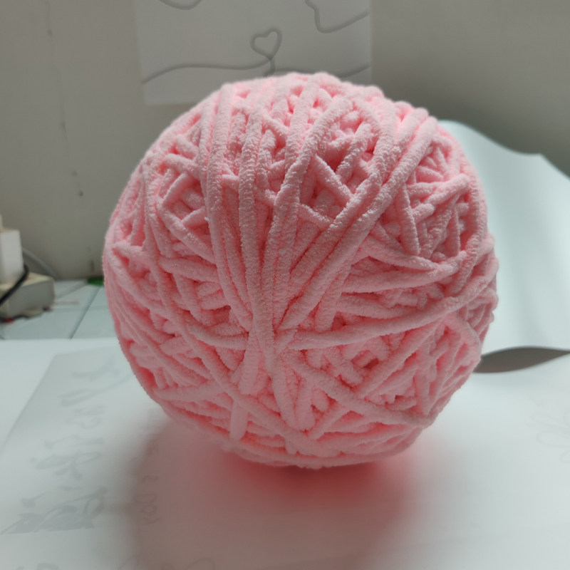 情人节装饰球毛线球大型活动现场80厘米超级大冰条大红新年美陈球