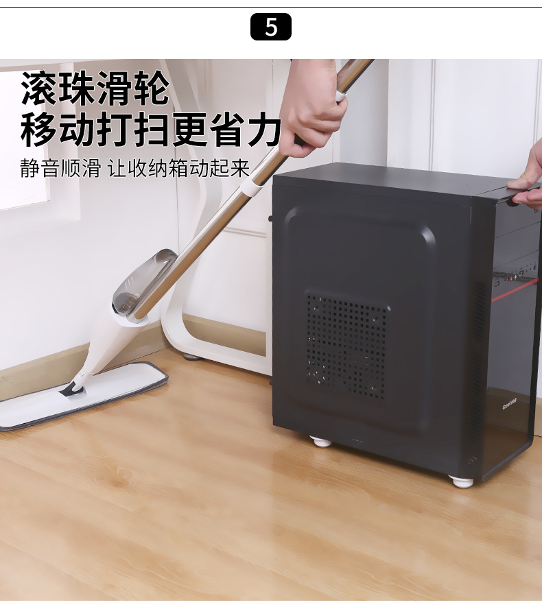 万向轮小轮子底座滚轮滑轮滚珠式脚轮静音轮家具尼龙钢珠可粘贴式 - 图2