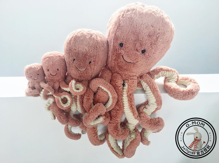 英国Jellycat Odell  Maya Octopus奥德尔奥德赛 玛雅章鱼 八爪鱼 - 图2