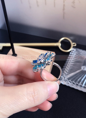 欧美大气轻奢夸张戒指