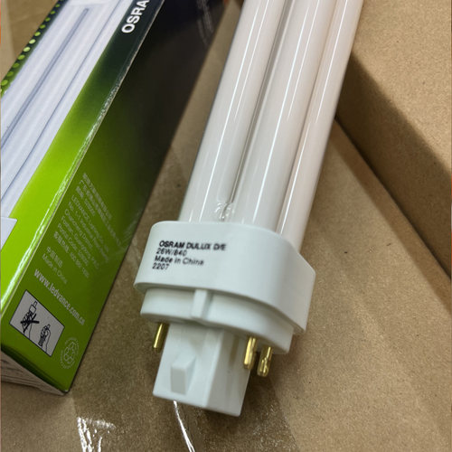 OSRAM欧司朗DULUX D/E 13W/18W/26W 4针2U插拔管节能灯4P荧光灯管 - 图2