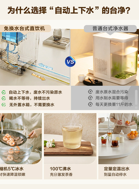 老板G2L自动上下水台式净饮机