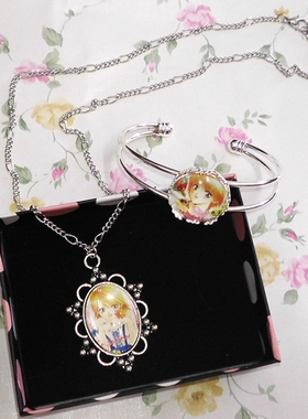 现货 SKIP BEAT 華麗的挑戰 時光寶石 項鏈 手镯套裝