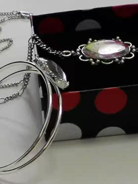 懷舊卡通花仙子項鏈手镯