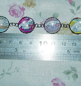 小白大耳狗玉桂狗手链