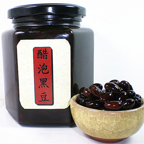醋泡黑豆即食山西老陈醋泡农家绿心黄心大小黑豆炒熟黑豆 - 图3