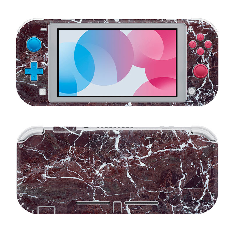 任天堂switch lite贴纸全包nslite痛贴 大理石 手柄贴膜 背贴skin - 图3