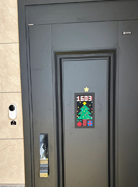 积木门牌装饰diy手工积木拼装