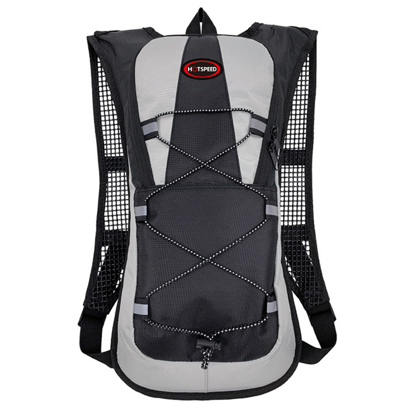 烈速越野跑步背包男双肩女超轻户外徒步水袋防水骑行自行车包5L - 图1