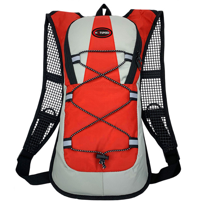 烈速越野跑步背包男双肩女超轻户外徒步水袋防水骑行自行车包5L - 图2