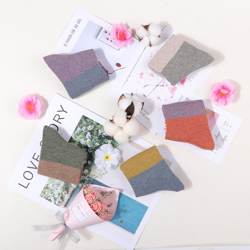 恒源祥纯棉秋冬中厚款时尚db中筒袜 恒源祥内衣短袜/打底袜/丝袜/美腿袜