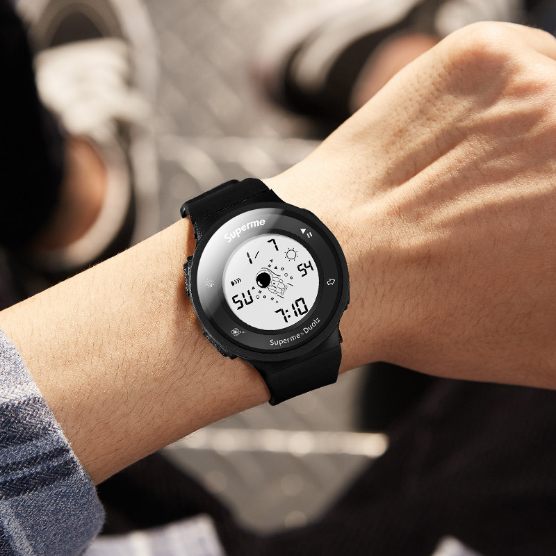 电子青少年初中学生潮流儿童手表 多伦兹国产腕表