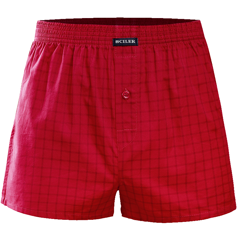 大红色本命年四角头男士平角裤短裤 仕乐仕爵男平角内裤