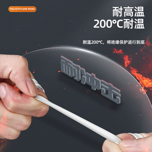 玻璃纤维耐高温套管环保自熄管防火阻燃耐高温管绝缘套管电线套管 - 图2