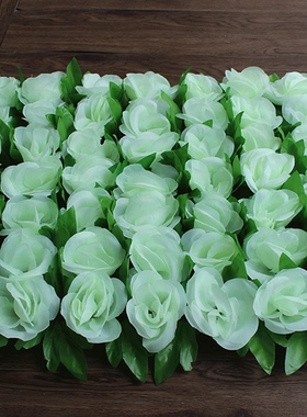 绢花玫瑰排花拱门花墙花柱装饰花