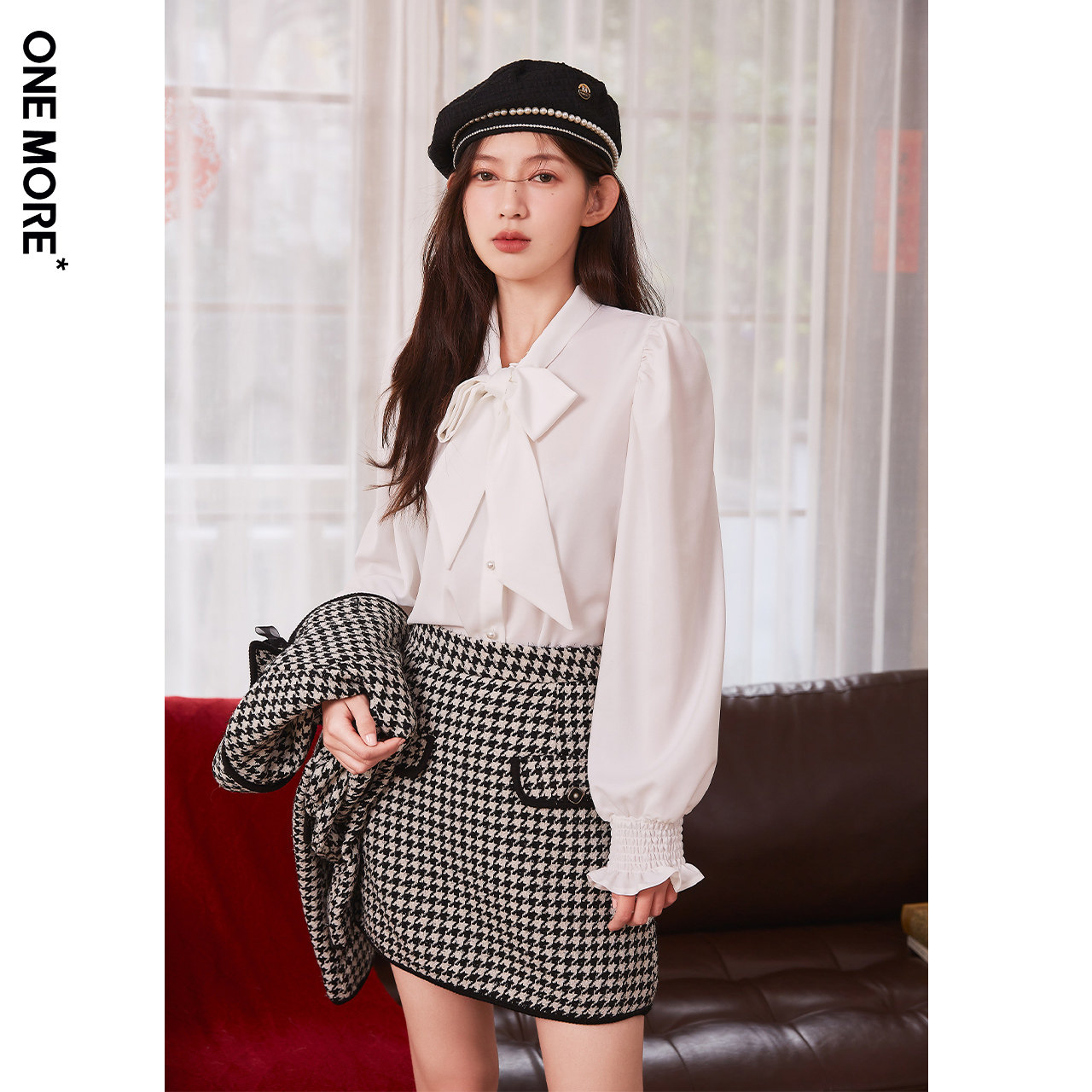 one more2022春季新款小香风外套 onemore短外套