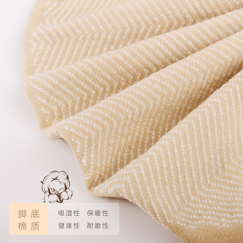 浪莎淞暄专卖店黑色袜子女士中筒袜冬季天鹅绒棉底防滑浪莎春秋冬款丝袜女短加厚3