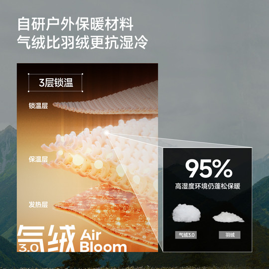 Chaqueta polar Banana down air americana retro fina